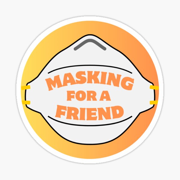 Item preview, Masking for a Friend yellow orange designed and sold by fansmaskup.