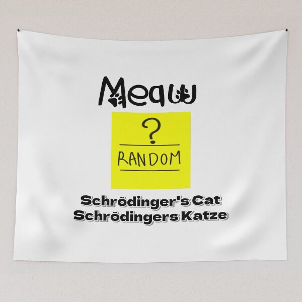 Item preview, schrodingers cat, Schrödingers Katze designed and sold by zzzozzo.