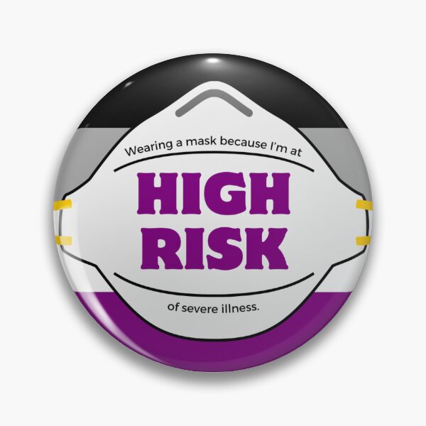 Item preview, High Risk asexual flag designed and sold by fansmaskup.