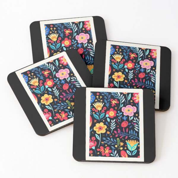 Item preview, Mexican Floral Pattern Colorful Flowers In A Frame designed and sold by elvisg03.