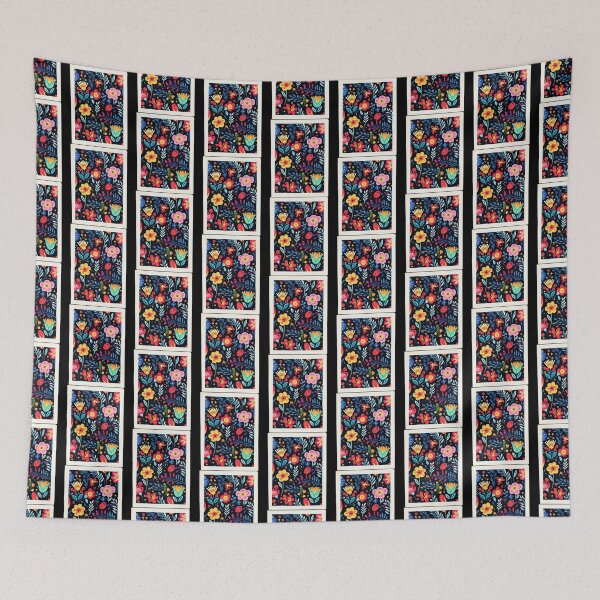 Item preview, Mexican Floral Pattern Colorful Flowers In A Frame designed and sold by elvisg03.