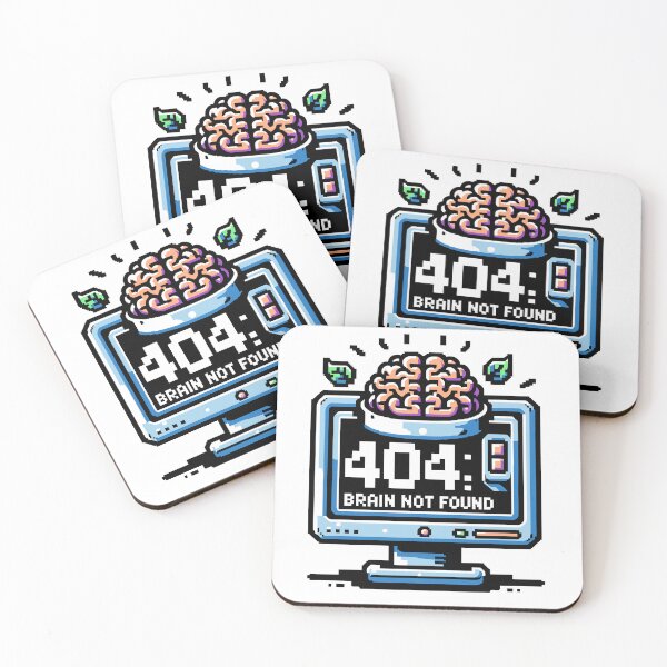 Item preview, Error 404 Brain Not Found designed and sold by Frank Ring.