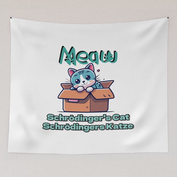 Item preview, schrodingers cat, Schrodinger's Cat,Schrödinger's Cat, Schrödingers Katze designed and sold by zzzozzo.