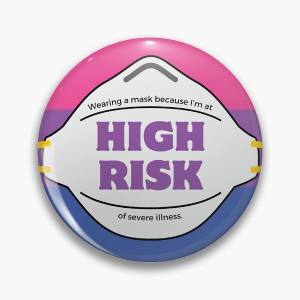 Item preview, High Risk bisexual flag designed and sold by fansmaskup.