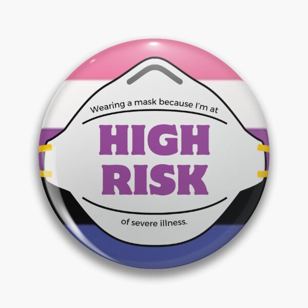 Item preview, High Risk genderfluid flag designed and sold by fansmaskup.