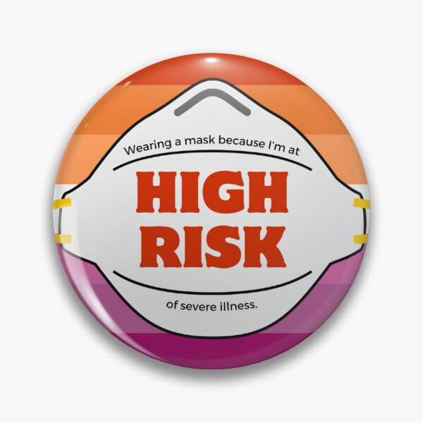 Item preview, High Risk lesbian flag designed and sold by fansmaskup.