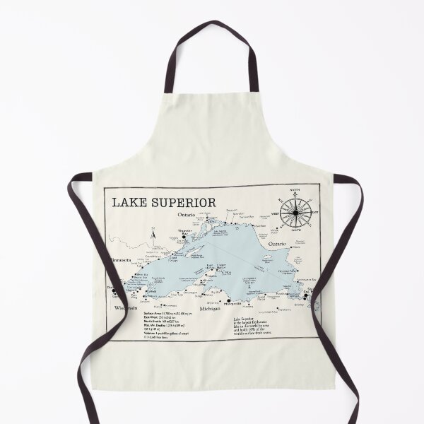 Item preview, Lake Superior Map designed and sold by Jean Plout.
