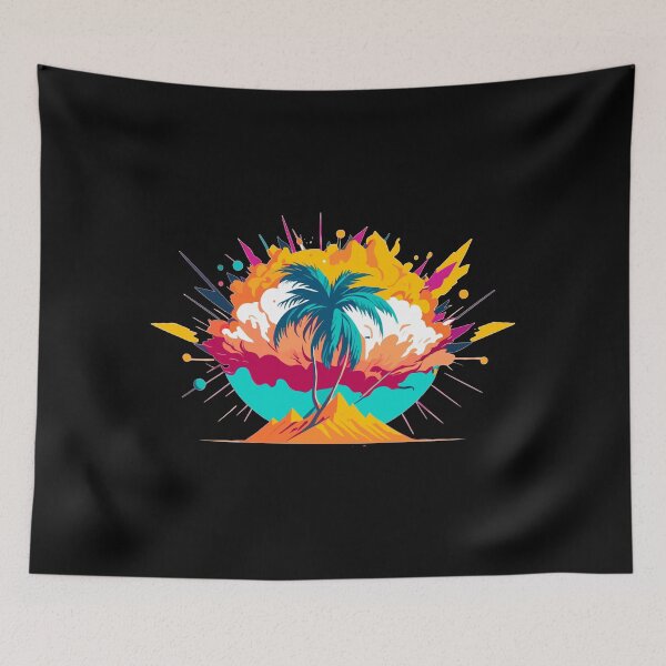 Item preview, Sunny tropical palm tree designed and sold by MacLis.