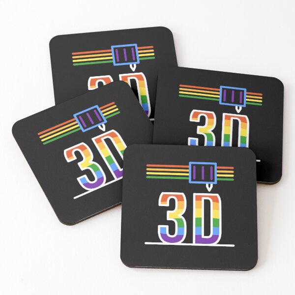 Item preview, 3D Printing LGBT Pride Flag - I Love 3D Printers design with Rainbow Flag  designed and sold by venomousvector.