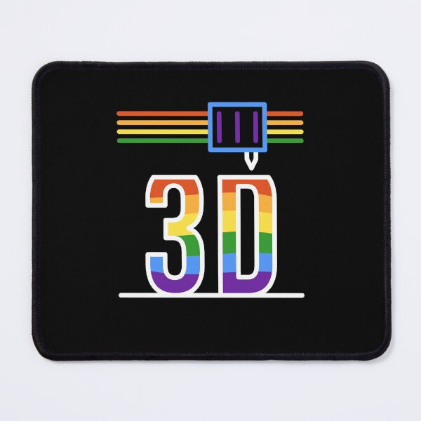 Item preview, 3D Printing LGBT Pride Flag - I Love 3D Printers design with Rainbow Flag designed and sold by venomousvector.