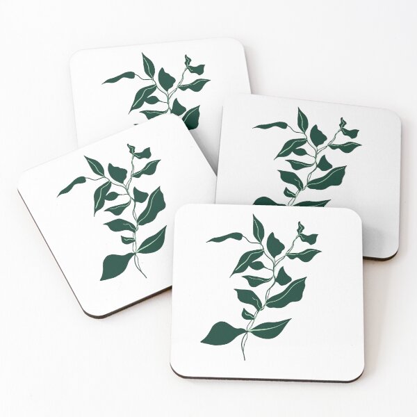 Item preview, Green minimalstic plant with light lines designed and sold by Anton Repetto.