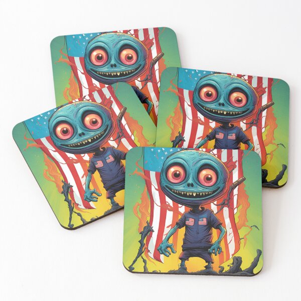 Item preview, alienlove 147 good mood lucky funny skull hero designed and sold by alienlove-8.