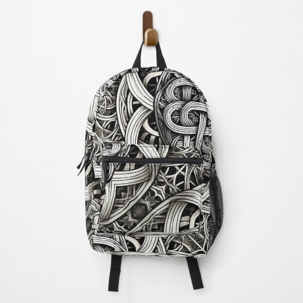 Item preview, Detailed black and white graphic in the style of Celtic knots 802 ontop xl diag designed and sold by pASob-dESIGN.