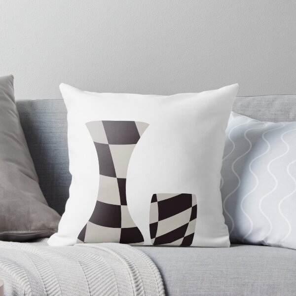 Item preview, Vase chess pattern black and white designed and sold by Anton Repetto.