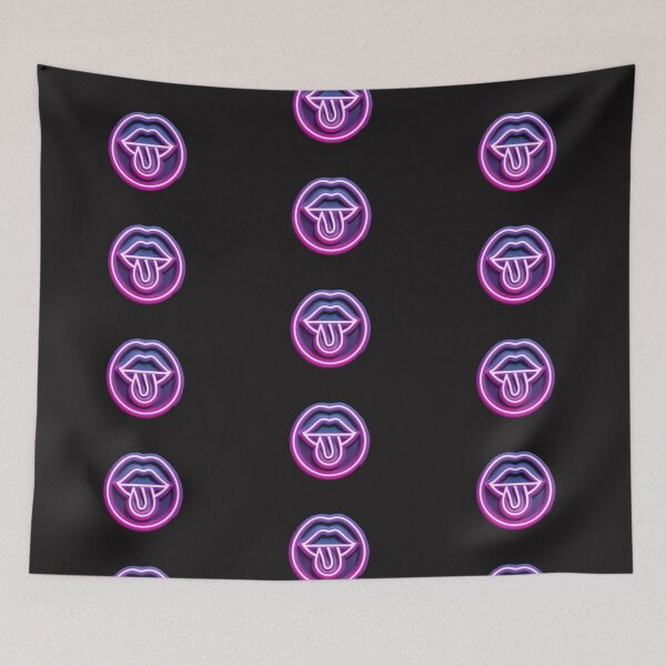 Item preview, Glamrock Chica Lips Stoner Chic Funny Colorful Humor Popart Pothead Style Beautiful  designed and sold by ShopSunday.