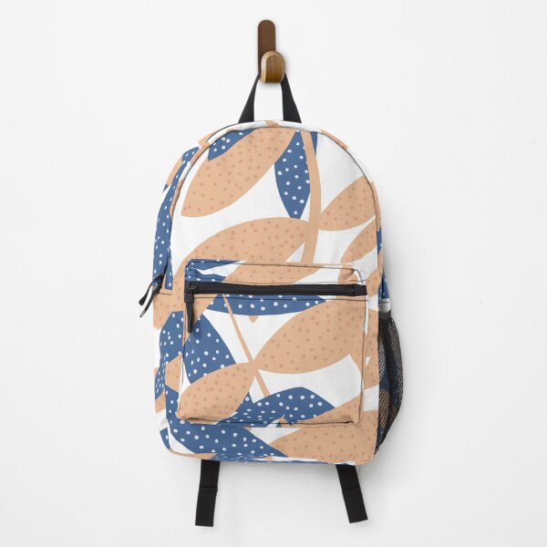 Item preview, Leaf pattern artwork blur amd beige leaves with dots designed and sold by Anton Repetto.