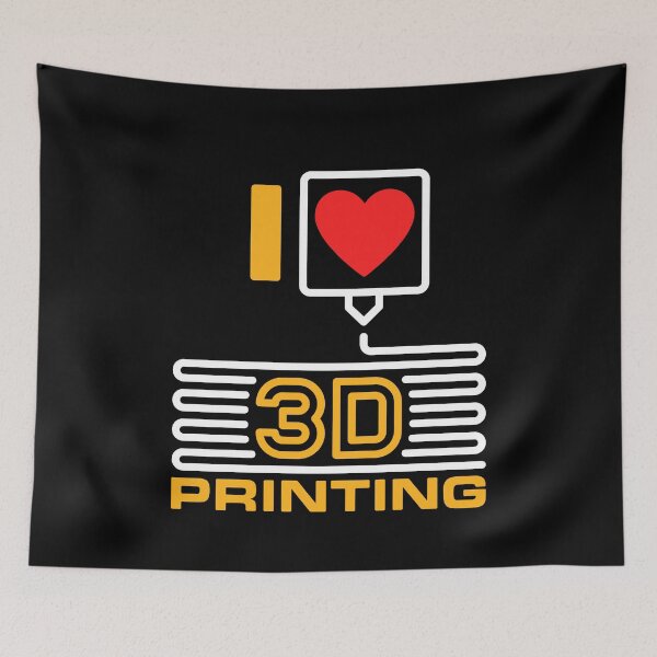 Item preview, I Love 3D Printing Extruder with Nozzle and Filament creative design for 3D Printer Geek designed and sold by venomousvector.