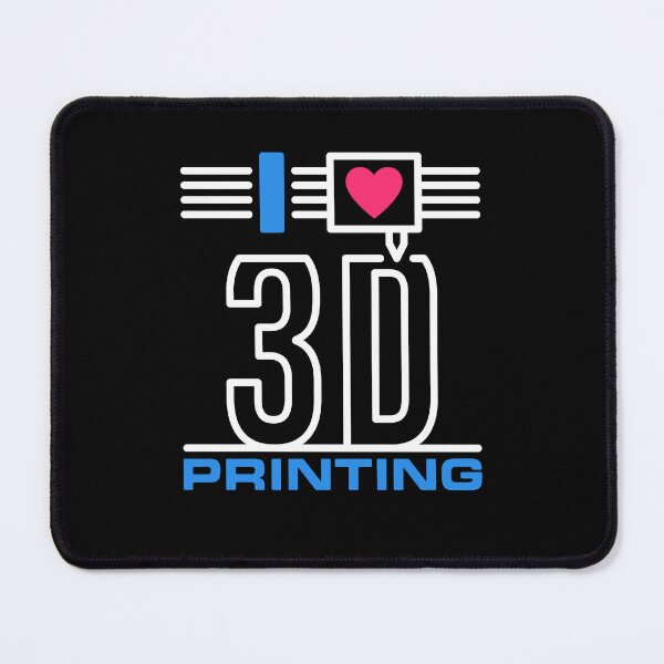 Item preview, I Love 3D Printing nozzle and filament modern design for 3D Printers Nerds designed and sold by venomousvector.