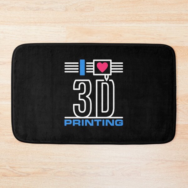 Item preview, I Love 3D Printing nozzle and filament modern design for 3D Printers Nerds designed and sold by venomousvector.