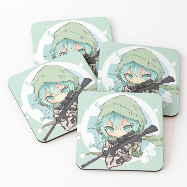 Item preview, Shino SAO Cute Anime Girl – Chibi Style designed and sold by DGitaldreamgirl.