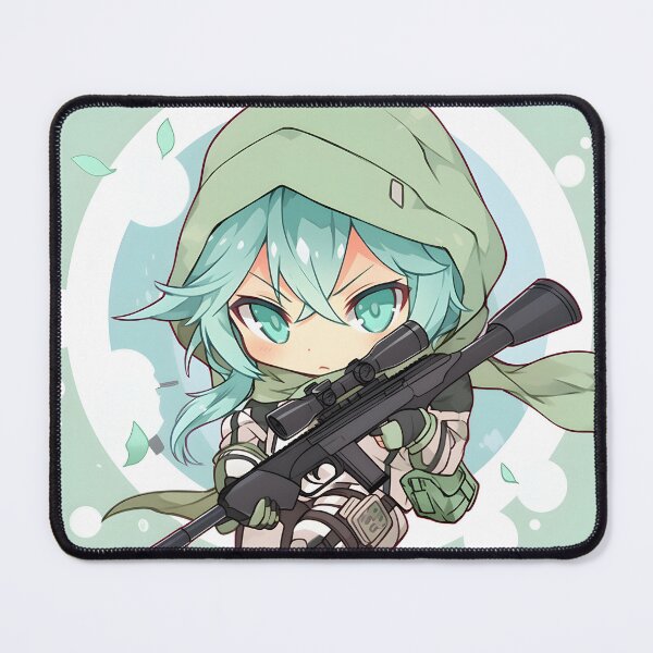 Item preview, Shino SAO Cute Anime Girl – Chibi Style designed and sold by DGitaldreamgirl.