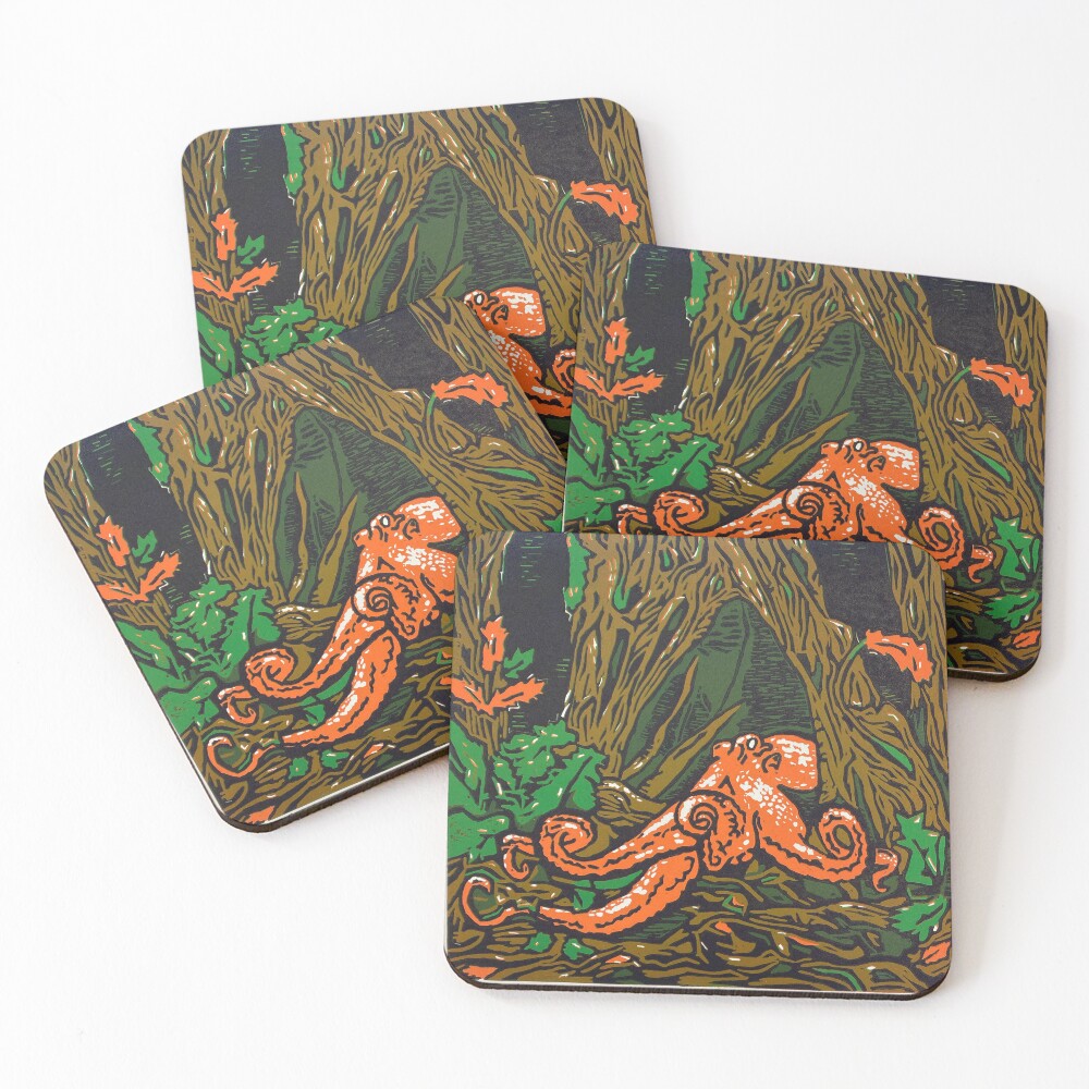 Item preview, Coasters (Set of 4) designed and sold by gingshortstack.