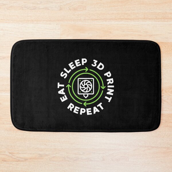 Item preview, Eat Sleep 3D Print Repeat - 3D Printing creative design for Additive Manufacturing geeks designed and sold by venomousvector.