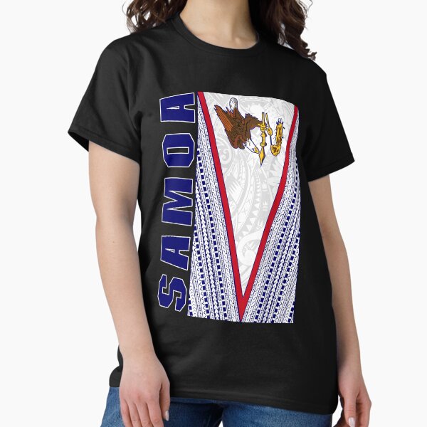 Vista previa del artículo con la obra «Bandera De Samoa Americana Divertido Parque Nacional», diseñado y vendido por StimulusArt.