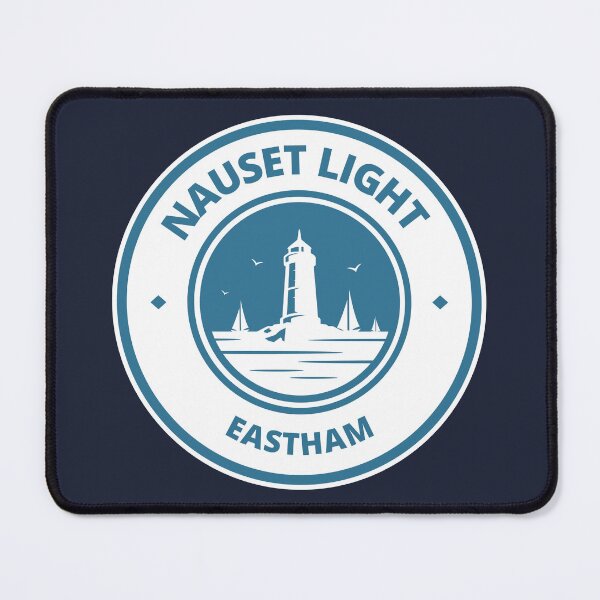 Item preview, Nauset Light Eastham round emblem designed and sold by Remek-Design.