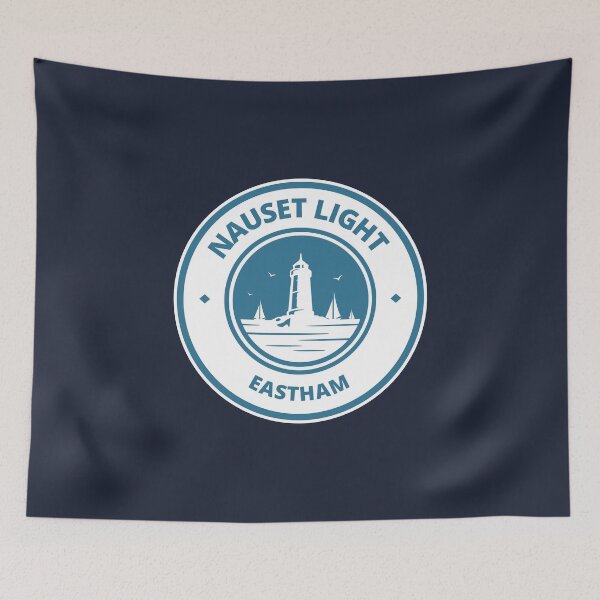 Item preview, Nauset Light Eastham round emblem designed and sold by Remek-Design.