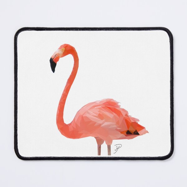 Item preview, Graphic Flamingo in Triangles designed and sold by Mike Payne.