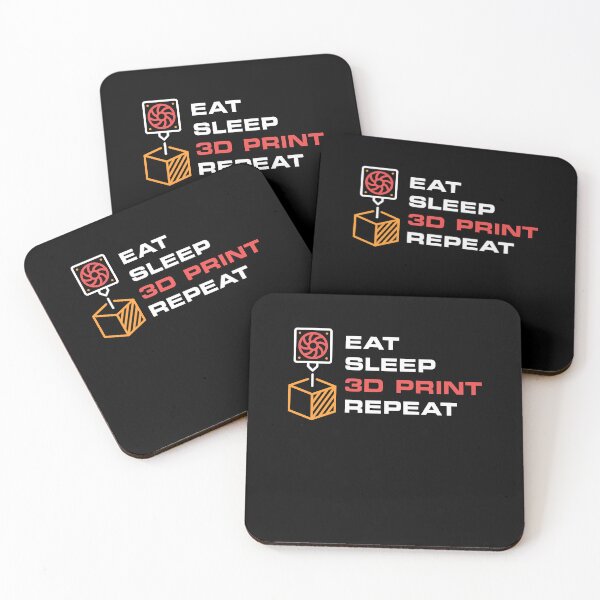 Item preview, Eat Sleep 3D Print Repeat - 3D Printing creative design  designed and sold by venomousvector.