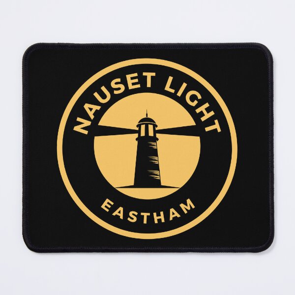 Item preview, Nauset Light Eastham yellow round emblem designed and sold by Remek-Design.