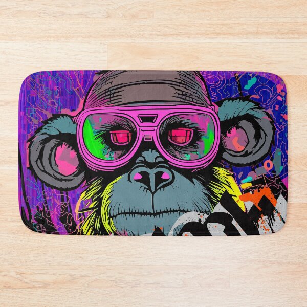 Item preview, Cyberpunk Monkey Graffiti II designed and sold by blackink-design.