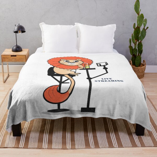 Item preview, Live streaming - Lion  designed and sold by Shirley cute art .