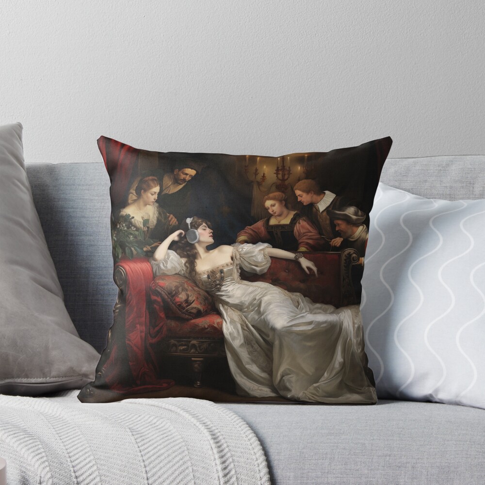 Item preview, Throw Pillow designed and sold by One-Spoon.