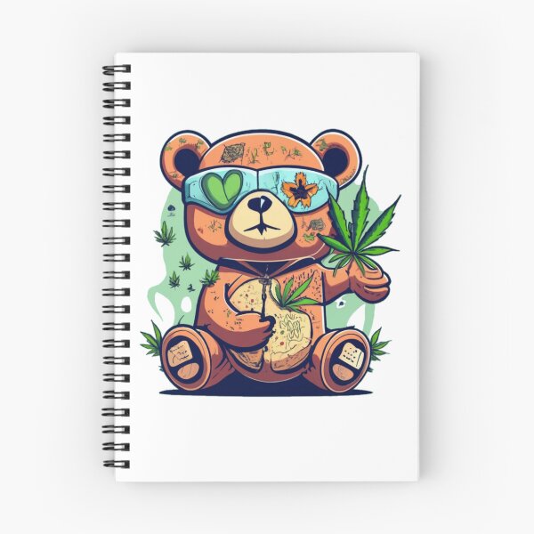 Item preview, Cute Bearbie Bear Arms Get High Funny Colorful Cute Humor Popart Style Character  designed and sold by ShopSunday.