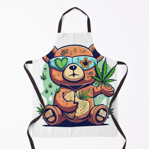 Item preview, Cute Bearbie Bear Arms Get High Funny Colorful Cute Humor Popart Style Character designed and sold by ShopSunday.