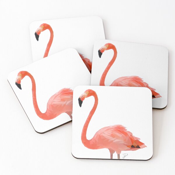 Item preview, Graphic Flamingo in Triangles designed and sold by Mike Payne.