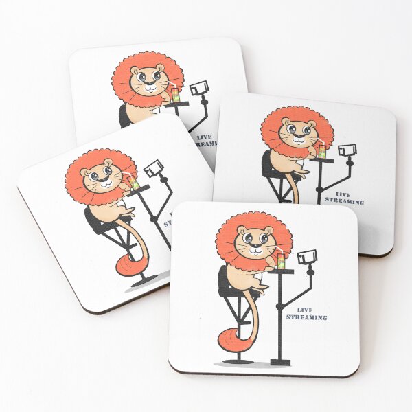 Item preview, Live streaming - Lion  designed and sold by Shirley cute art .
