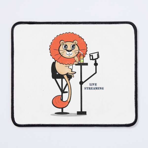 Item preview, Live streaming - Lion  designed and sold by Shirley cute art .