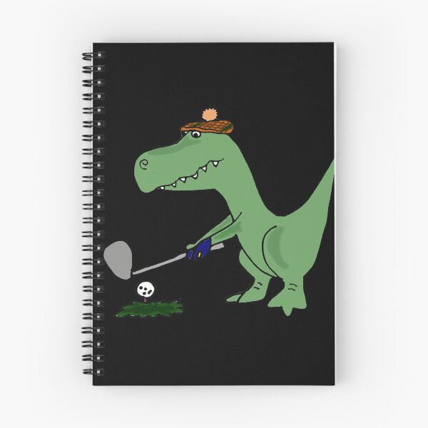 Item preview, Cool Funky Green T-Rex Dinosaur Playing Golf designed and sold by Nature's Fancy.