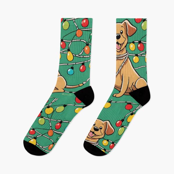 Item preview, Dog With Christmas Lights designed and sold by VisualMotivator.