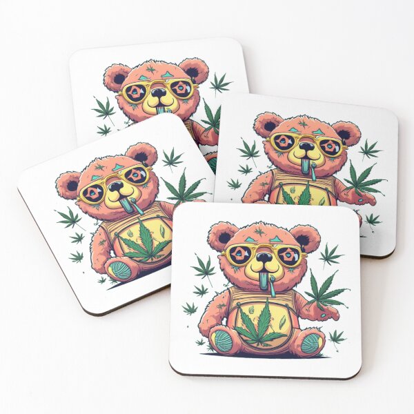 Item preview, Fun Bearbie Bear Arms Get High Funny Colorful Cute Humor Popart Style  designed and sold by ShopSunday.