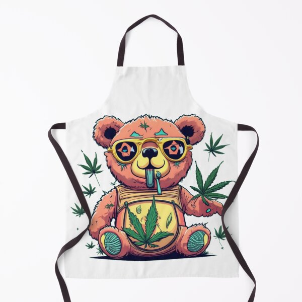 Item preview, Fun Bearbie Bear Arms Get High Funny Colorful Cute Humor Popart Style designed and sold by ShopSunday.