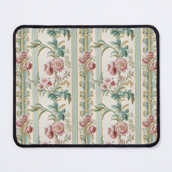 Item preview, A beautiful floral stripe in green - 1950's American House Wallpaper - Classic designed and sold by Paul-05.