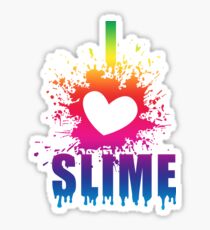 I Love Slime - Funny T Shirt Gift idea for slime parties Sticker