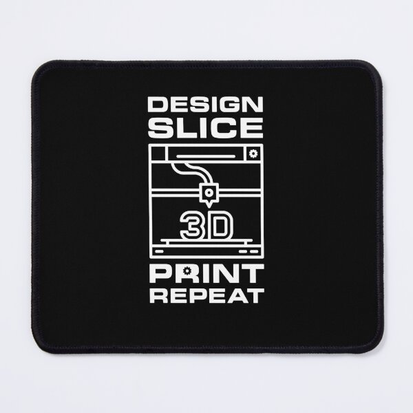 Item preview, Design Slice Print Repeat - Minimal 3D Printing design for 3d Printers Fans designed and sold by venomousvector.