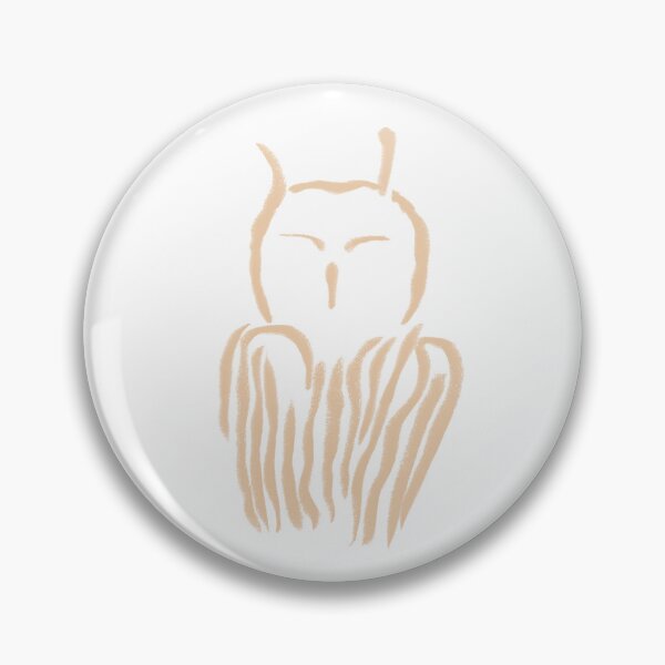 Item preview, Prehistoric cave painting of an owl from the Chauvet Cave designed and sold by archbestos.