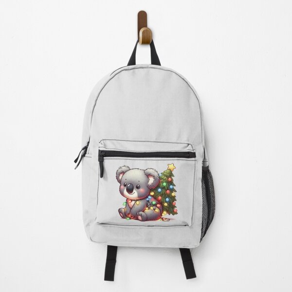 Item preview, Cute Christmas Koala Tangled Up In Christmas Tree Lights designed and sold by Lyssarien.